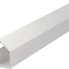 Mini cable duct, (L x W x H) 2000 x 17 x 17 mm, PVC, white, 6150292
