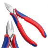 Szczypce boczne tnące dla elektroników 130mm precyzyjne zwężone z małym ścięciem KNIPEX 77 32 130