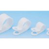 Obejma P-Clip Ø zew. 3.2mm materiał: Nylon szerokość 9.5mm kolor , kolor: Naturalny