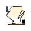 Lampa Biurkowa 2w1 IZOXIS 23503 Uchwyt, Podstawka, 80 Diod Led