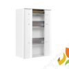 Rozdzielnica natynkowa 24 modułowa 2x12M drzwi metal zamek IP30 RN-24Z KARWASZ