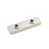 Magnes neodymowy prostokątny 40x10x5mm z otwory 3,5/8mm - MAG054