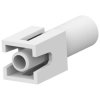 Socket housing, 1 pole, straight, natural, 770421-1