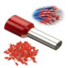 Trytyt Końcówka Tulejkowa Izolowana Dui-10,0-12Cr Czerwony 100Szt