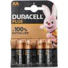 Duracell Plus MN1500B4 AA Alkaline Batteries - Pack of 4