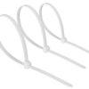 Opaski Zaciskowe Kablowe 2,5X80mm Białe 100Szt. Erko