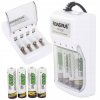 ŁADOWARKA DO AKUMULATORKÓW AA AAA BATERIA BATERII + ZESTAW AKUMULATORÓW