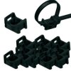 Uchwyt do Mocowania Opasek Zaciskowej Mocowanie STM 5 Czarny 25 sztuk