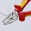 Kombinerki Knipex VDE-KraftKombizange 200mm schwere Griffhülle Knipex 02 06 200, 200 mm, 64 HRC, VDE