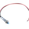 Blue 8mm Prewired Panel Indicator LED Light 12V