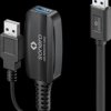 S-XU3000-100 USB 3.0, extension cable, USB-A > USB-A, 10 m