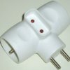 Adapter kraj 1 Francja kraj 2 Europa 6 A, 16 A typ: Adapter 3-drożny