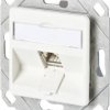 Moduł złącza podtynkowego UPk, uniwersalne gniazdo przyłączeniowe danych, 1xRJ45, moduł C6A 180°