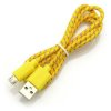 Przewód microUSB B - A w żółtym oplocie Esperanza EB175YK - 1m