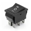 Przełącznik kołyskowy RS203-6C3B1 16A 250V on-off-on czerwony (KCD4)