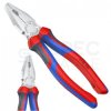 Szczypce uniwersalne 200mm chromowane Kombinerki do chwytania i cięcia KNIPEX 03 05 200