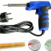 Lutownica pistoletowa ZD-723B cyna kalafonia pasta