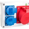 Rozdzielnica Budowlana Rs-3 2X2p+Z, 32A/5P, Ip44 6203-01