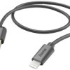 Hama Kabel do ładowania USB USB 2.0 Złącze męskie Lightning, Złącze męskie USB-A 1.50 m czarny 00201580
