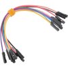Wire Jumpers Female to Female (15 cm length, 10pcs) MIKROE-511, package with 10 pieces