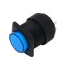 16mm Illuminated Pushbutton - Blue Latching On/Off Switch
