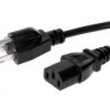 Kabel: 3X18awg, Iec C13 Żeński,Nema 5-15 (B) Wtyk, 1,5M Lt-202+501 Svt 18/3...