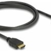 Delock HDMI / DVI kabel Wtyczka HDMI-A, DVI-D 24+1pin. Złącze 1.5 m czarny 85653 potrójne ekranowanie, styki pozłacane K