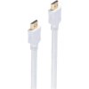 Connection cable, 3 m, white, HDMI plug type A, straight to HDMI plug type A, straight, BS77473-WLDN