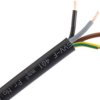 Kabel zasilający 4 Core PVC Sheath Czarny 7.81mm od , 300 V, 500 V
