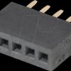 10120643 socket connector 1,27mm 1x5 straight