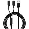 Smrter SMRTER_HYDRA_DUO_M_BK USB Cable Assemblies Black