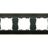 SIMON 82 Ramka 3 potrójna stal grafitowa / ramka pośrednia grafit 82837-38 KONTAKT SIMON
