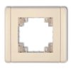 Kompletna ramka uniwersalna pojedyncza beżowy 1FR-1