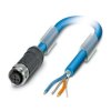 Kabel magistrali Bus liczba żył 3 Ekranowane Phoenix Contact 0.5 to 0.75 mm² 18 AWG średnica zew 7.5 mm Niebieski 2 m