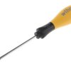 Standardowy wkrętak rozmiar końcówki: 4 mm, grot Płaska Wiha długość ostrza: 100 mm Standardowy wkrętak