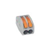 WAGO Series 222 2-Wire Spring Connector 300V 32A Grey/Orange Pack of 50