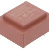 Transformator zalewany, Moc: 0,6VA, Upierw: 230VAC, Iwyj: 100mA, Uwyj: 6V, na PCB BV302S06006