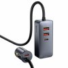 Ładowarka Samochodowa Baseus Share Together 120W PPS 2xUSB-A/2xUSB-C Z Przedłużaczem,...