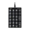 Perixx 11605 PERIPAD-303 B Corded Numeric Keypad Black Backlit