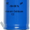 Electrolytic capacitor, 47 µF, 450 V (DC), -10/+30 %, can, Ø 25 mm, S47045025040