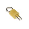 Wtyk montażowy, Żółty, izolacja: Tak, 1.32mm