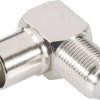 Adapter koncentryk BKL Electronic 0403133 złącze męskie koncentryk - złącze żeńskie F 1 szt.