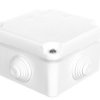 Puszka Hermetyczna N/T Pk-0 88X88x60mm Z Zaciskiem 5X2,5Mm2 Ip55 Biała 0223-00