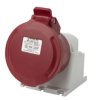 Gniazdo stałe 32A 5P 400V czerwone IP44 ECO SpeedPRO 23397\P01