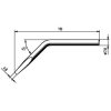 Ersa 0082JD/SB Soldering Tip Chisel Curved 4.80mm 1pc