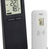 TFA Dostmann Funk-Thermometer LOGOneo Radiowy termometr cyfrowy czarny 30.3071.01