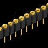 MK 01 12 G Socket, 1-row, 1 x 12 - 2.54 mm