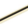 Pin header, 42 pole, pitch 2.54 mm, angled, black, MK5142G
