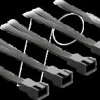 84540 Fan Cable splitter 1 x 4 pin PWM female to 4 x 4 pin PWM male bl