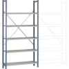 Manuflex RA2181.5007 Regał składany moduł podstawowy (S x W x G) 900 x 1900 x 300 mm brilliant blue